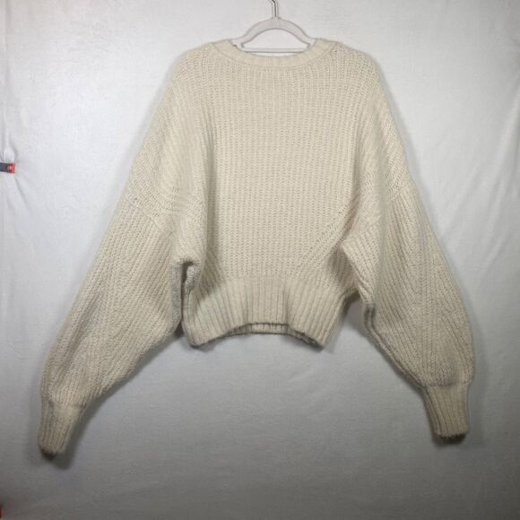 Pilcro Chunky Knit Balloon Sleeve Sweater – Size M - Picture 2 of 11